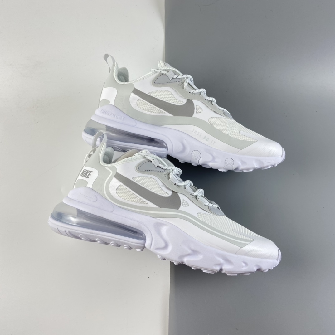 P220 Nike Air Max 270 React  后半掌气垫百搭运动慢跑鞋 CV1632-100