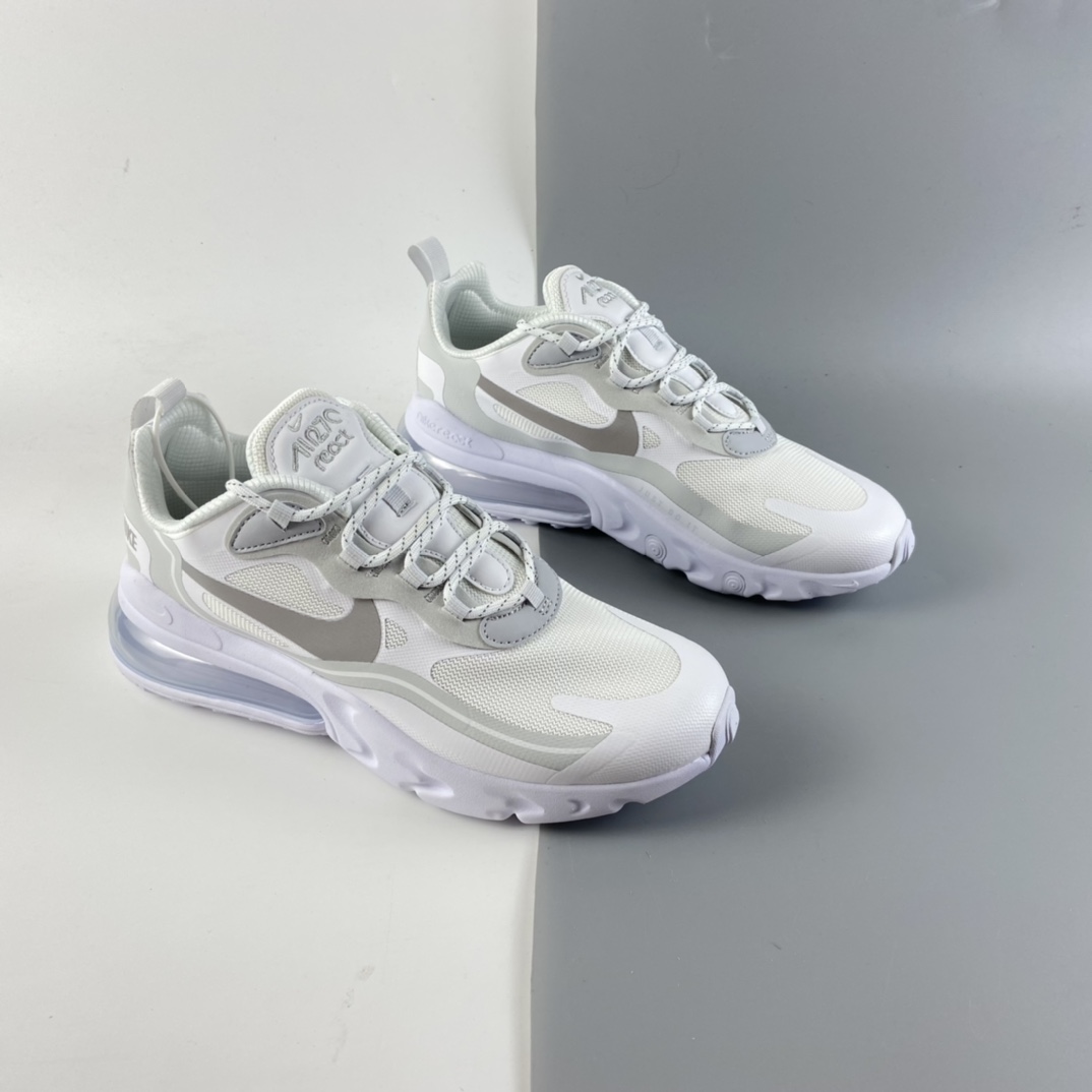 P220 Nike Air Max 270 React  后半掌气垫百搭运动慢跑鞋 CV1632-100