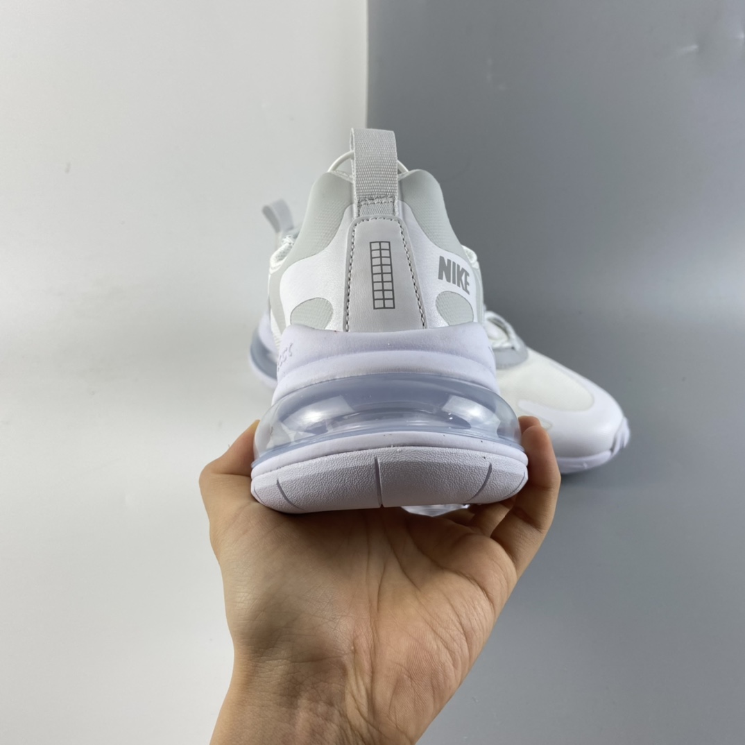 P220 Nike Air Max 270 React  后半掌气垫百搭运动慢跑鞋 CV1632-100