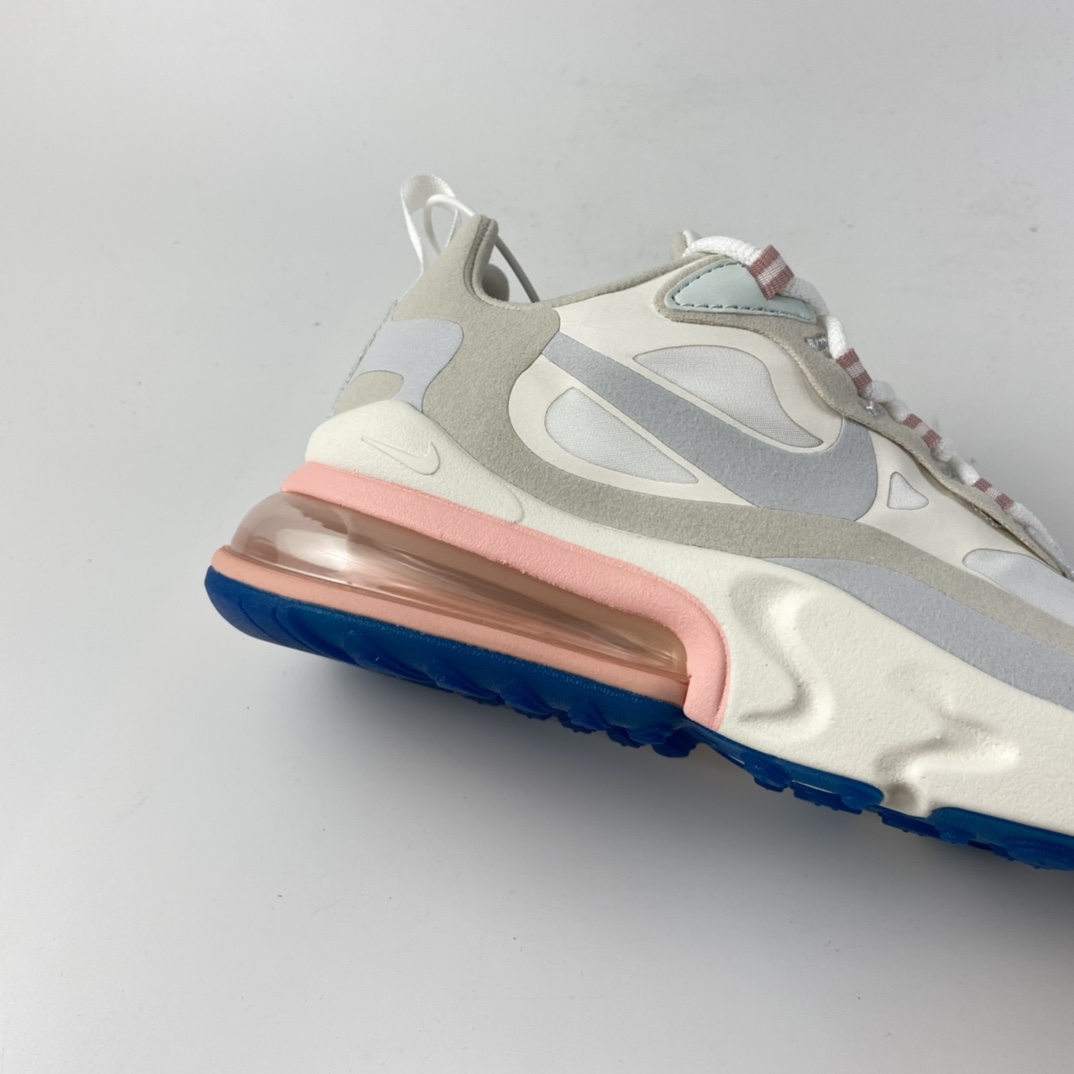 P220 Nike Air Max 270 React  后半掌气垫百搭运动慢跑鞋 AT6174-100