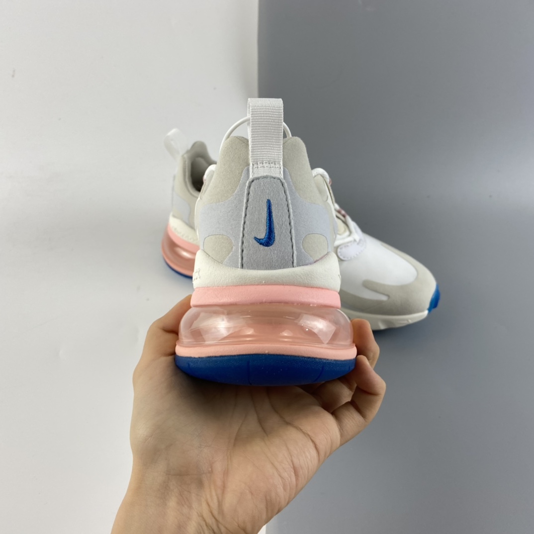 P220 Nike Air Max 270 React  后半掌气垫百搭运动慢跑鞋 AT6174-100