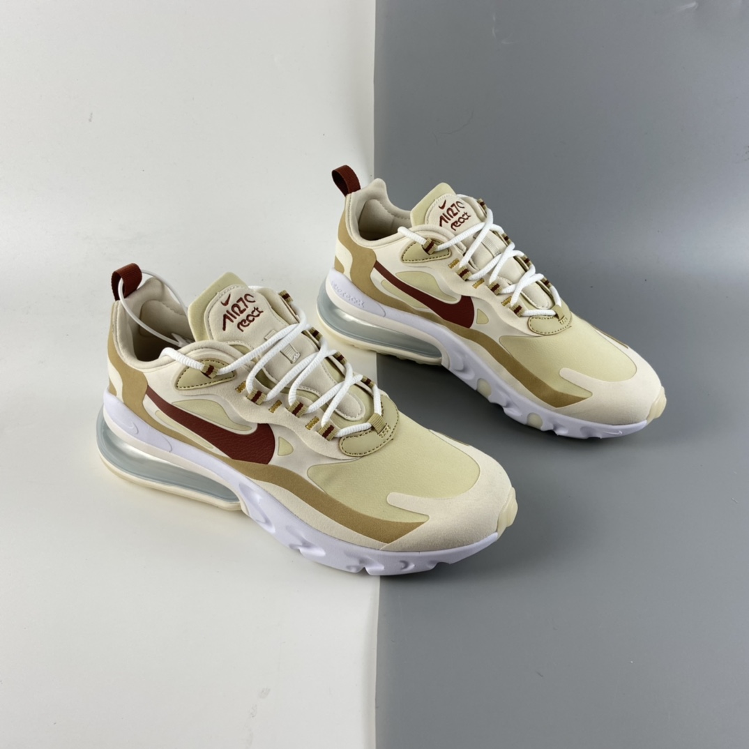 P220 Nike Air Max 270 React  后半掌气垫百搭运动慢跑鞋 AO6174-700