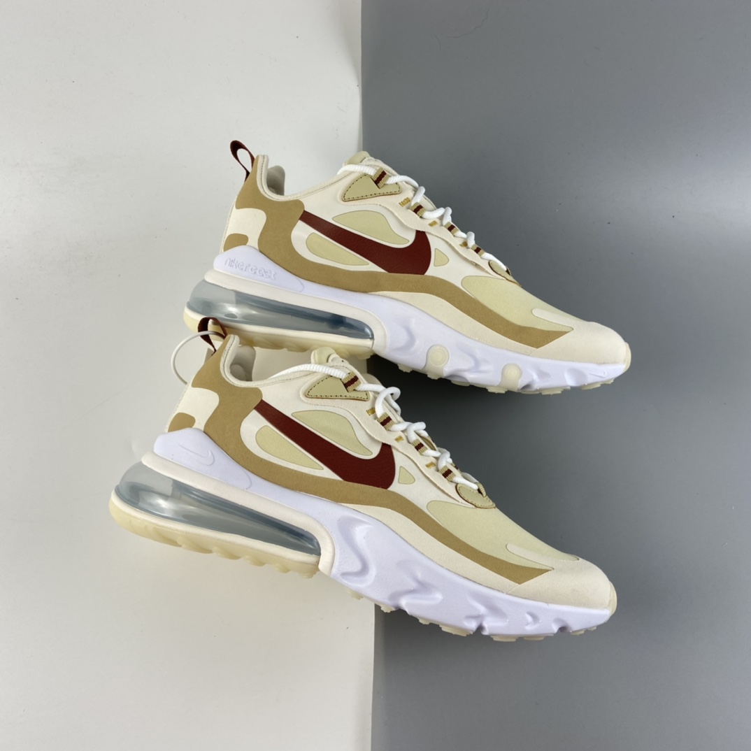 P220 Nike Air Max 270 React  后半掌气垫百搭运动慢跑鞋 AO6174-700