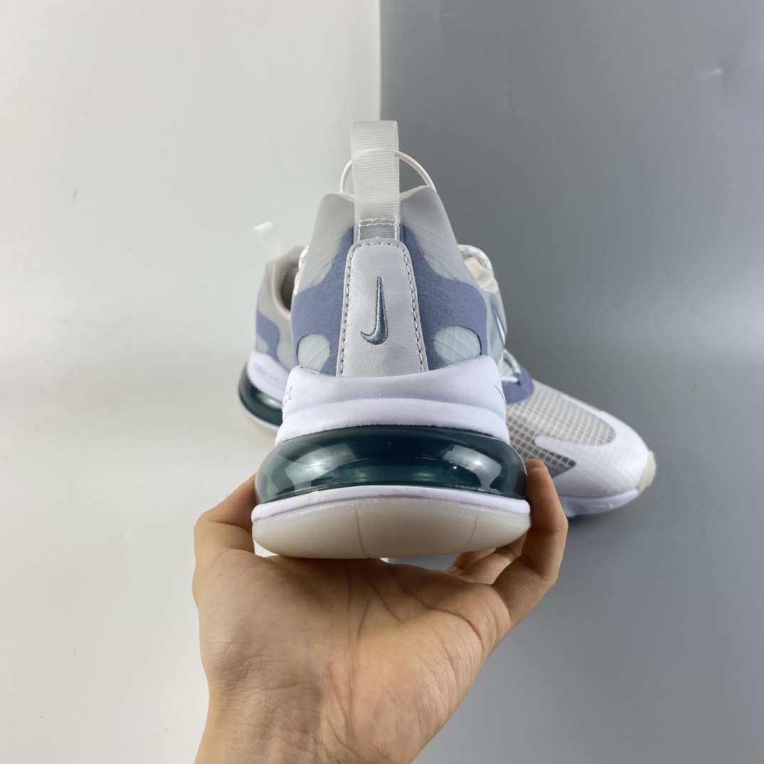 P220 Nike Air Max 270 React  后半掌气垫百搭运动慢跑鞋 CT1265-100