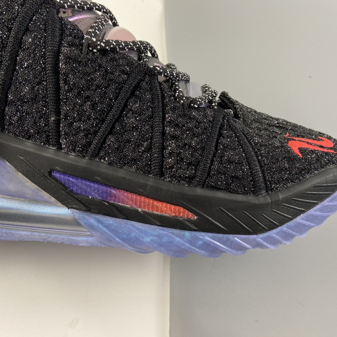 P280 Kylian Mbappé X Nike LeBron XVIII “The Chosen 2” 詹姆斯18 黑紫 姆巴佩 实战运动篮球鞋 DB8148-001