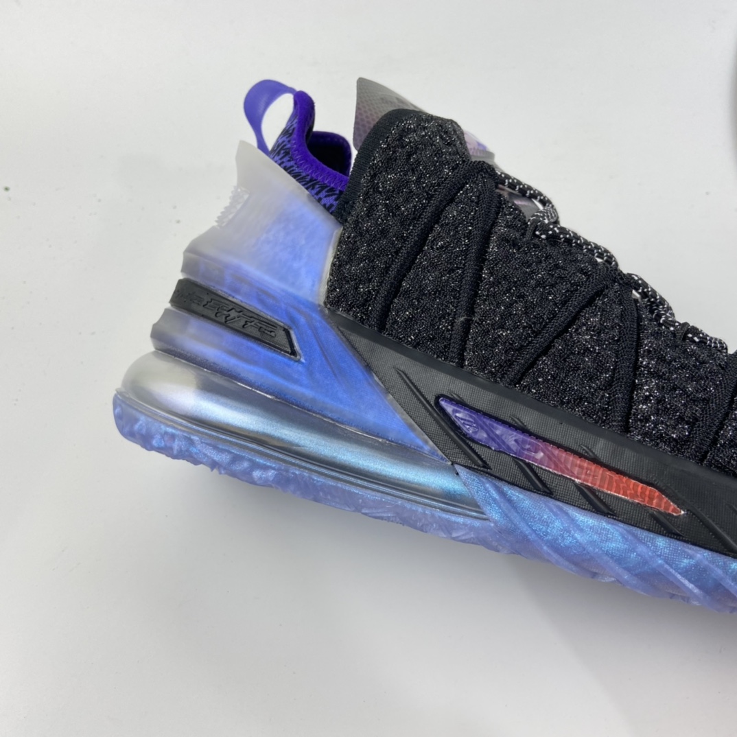 P280 Kylian Mbappé X Nike LeBron XVIII “The Chosen 2” 詹姆斯18 黑紫 姆巴佩 实战运动篮球鞋 DB8148-001