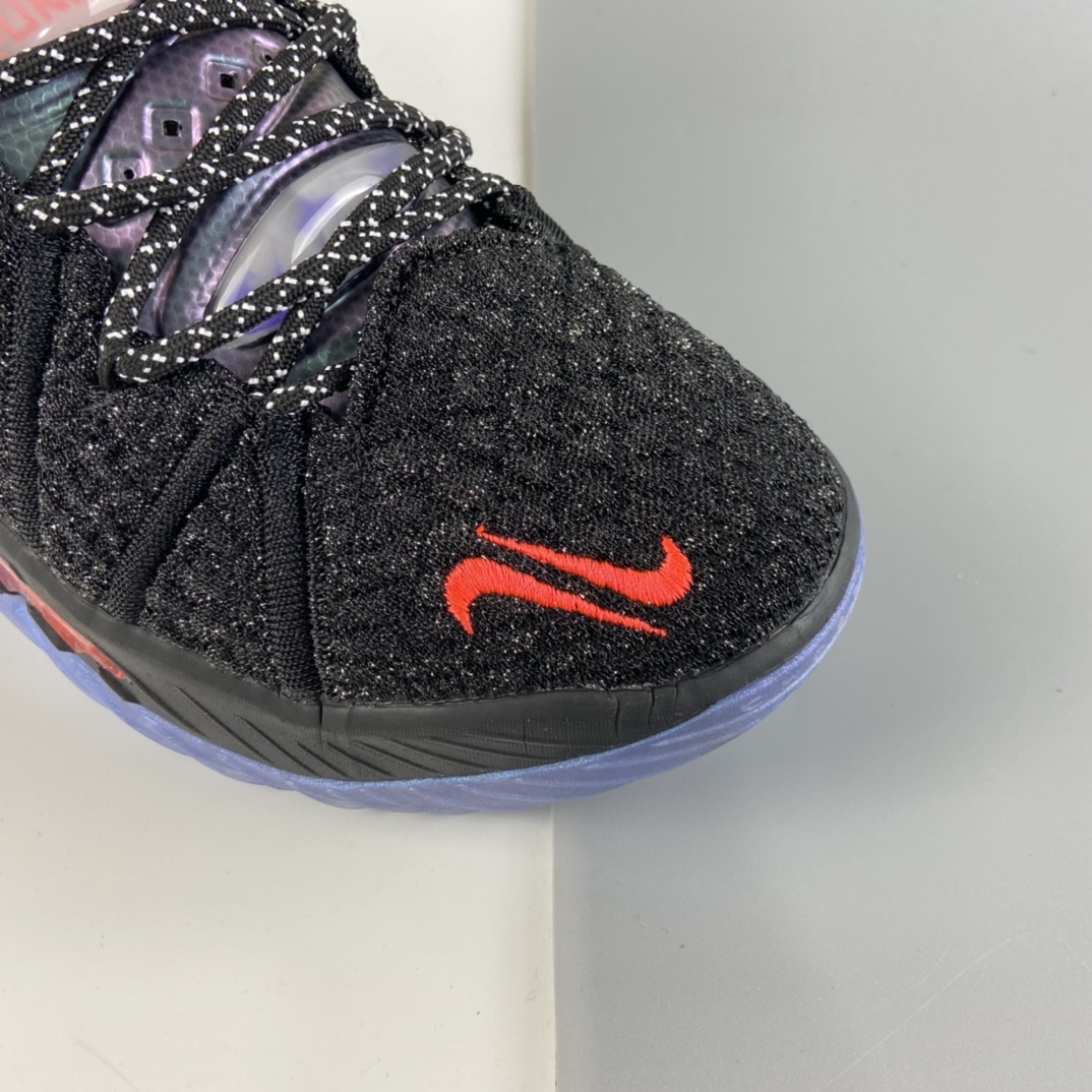 P280 Kylian Mbappé X Nike LeBron XVIII “The Chosen 2” 詹姆斯18 黑紫 姆巴佩 实战运动篮球鞋 DB8148-001