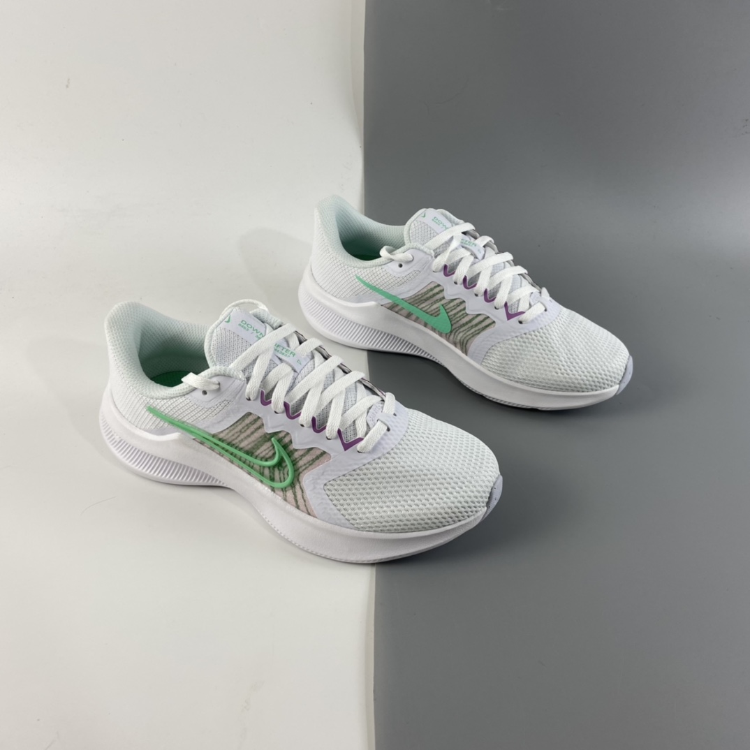 P180 Nike Downshifter 11 2021夏季新款登月缓震网面轻便透气跑步鞋 CW3413-101