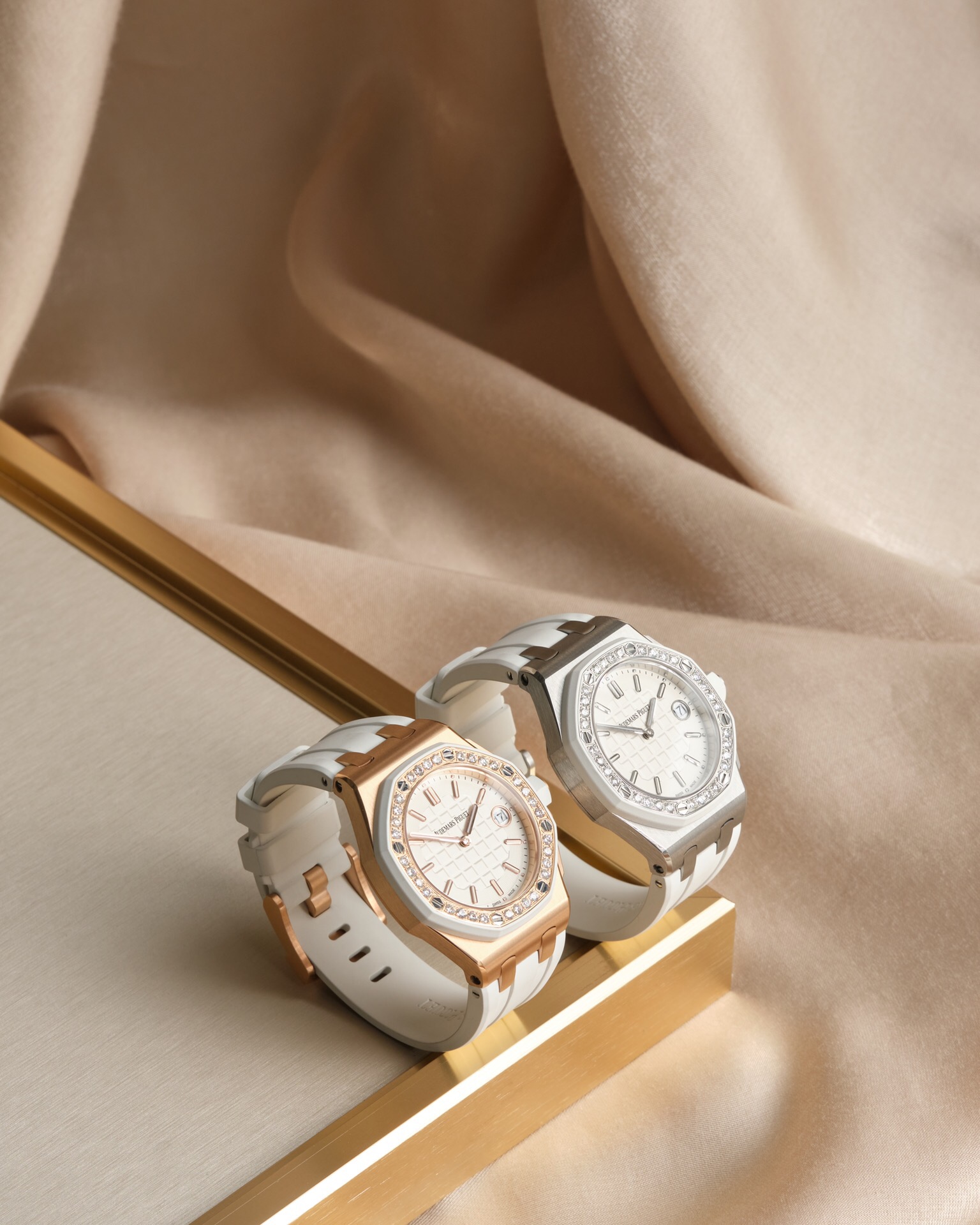 Audemars Piguet 爱彼AP 皇家橡树离岸系列37mm石英女表 瑞士进口石英机芯 此款爱彼是女款 不仅拥有男表的硬朗霸气风格
