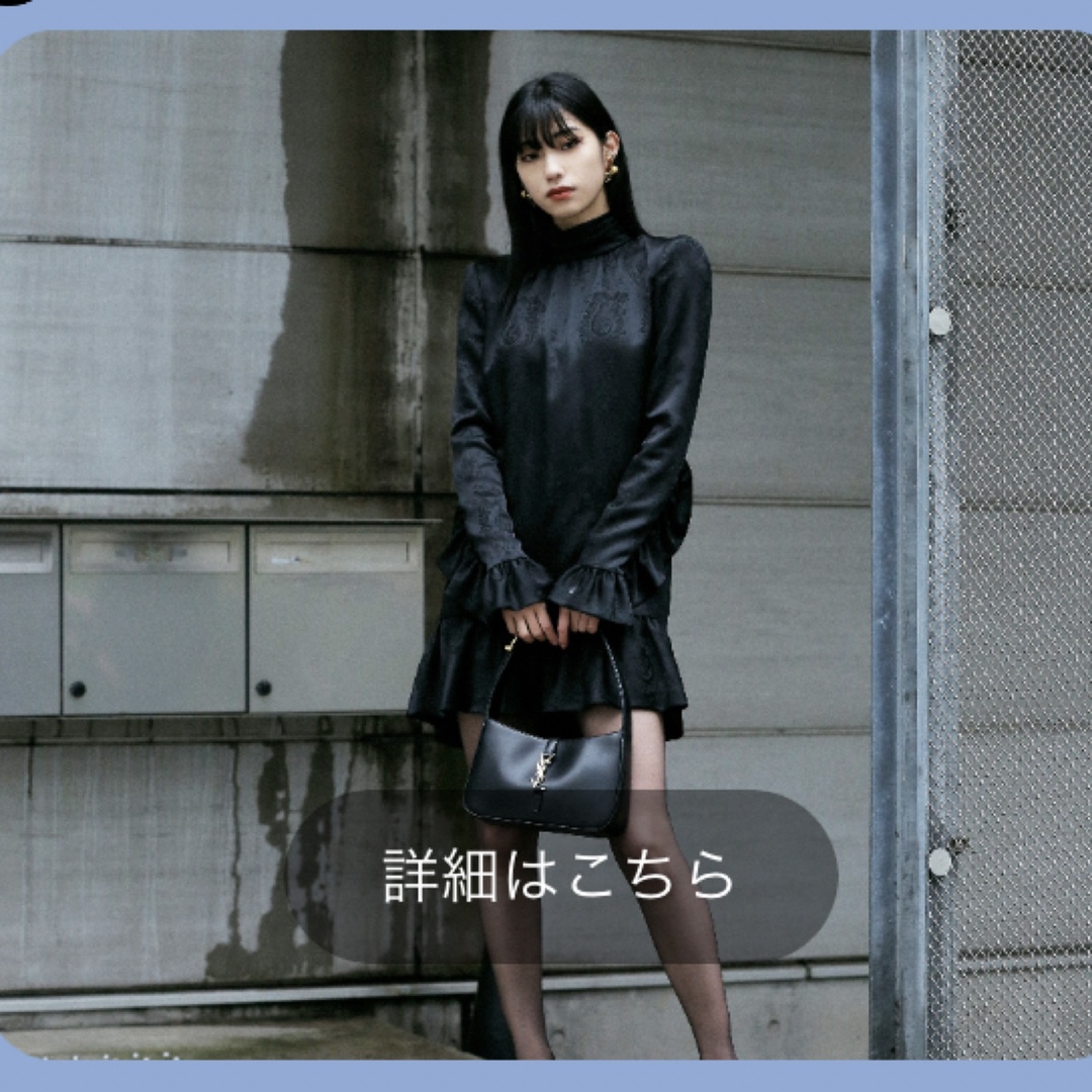 Saint laurent Ysl LE 5 À 7 平纹腋下包 657228黑色