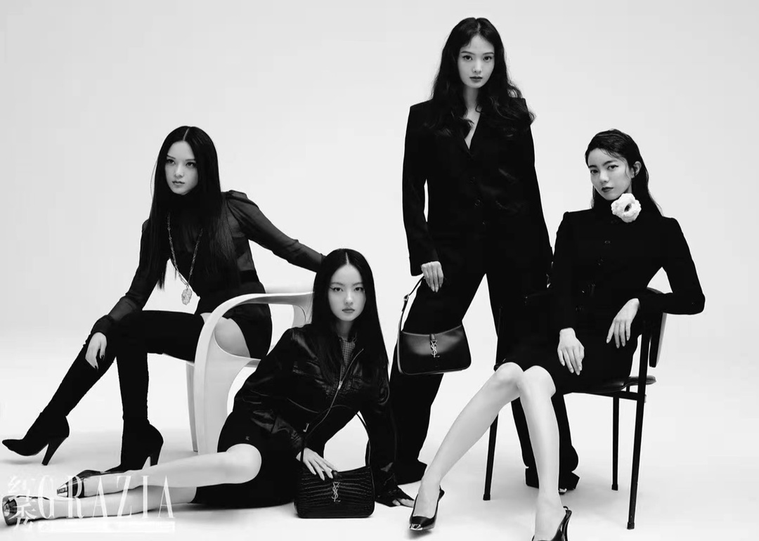 Saint laurent Ysl LE 5 À 7 平纹腋下包 657228黑色