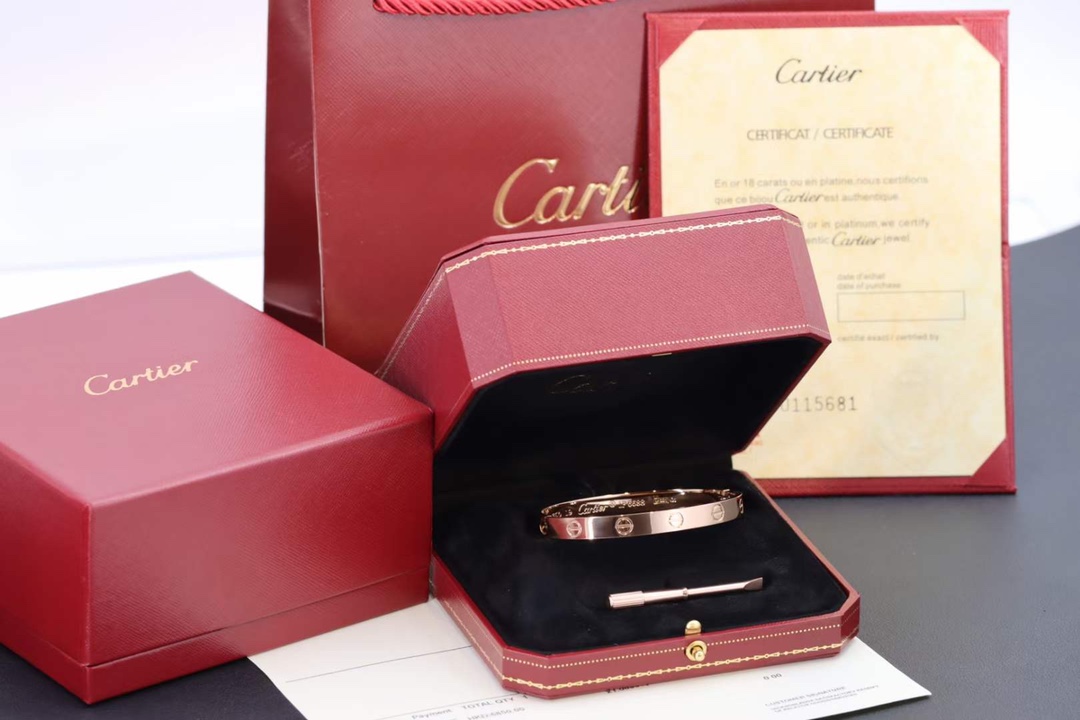 Cartier Cartier卡地亚 LOVE系列 螺钉手镯