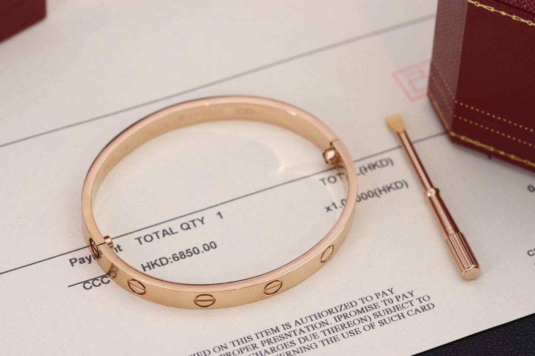 Cartier Cartier卡地亚 LOVE系列 螺钉手镯
