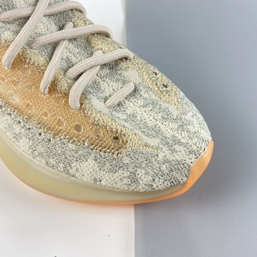 P360 Ad Originals YEEZY BOOST 380 V1”Yecoraite”百搭轻便爆米花中底休闲运动袜子慢跑鞋“麋香黄蜜桃粉”GY2649