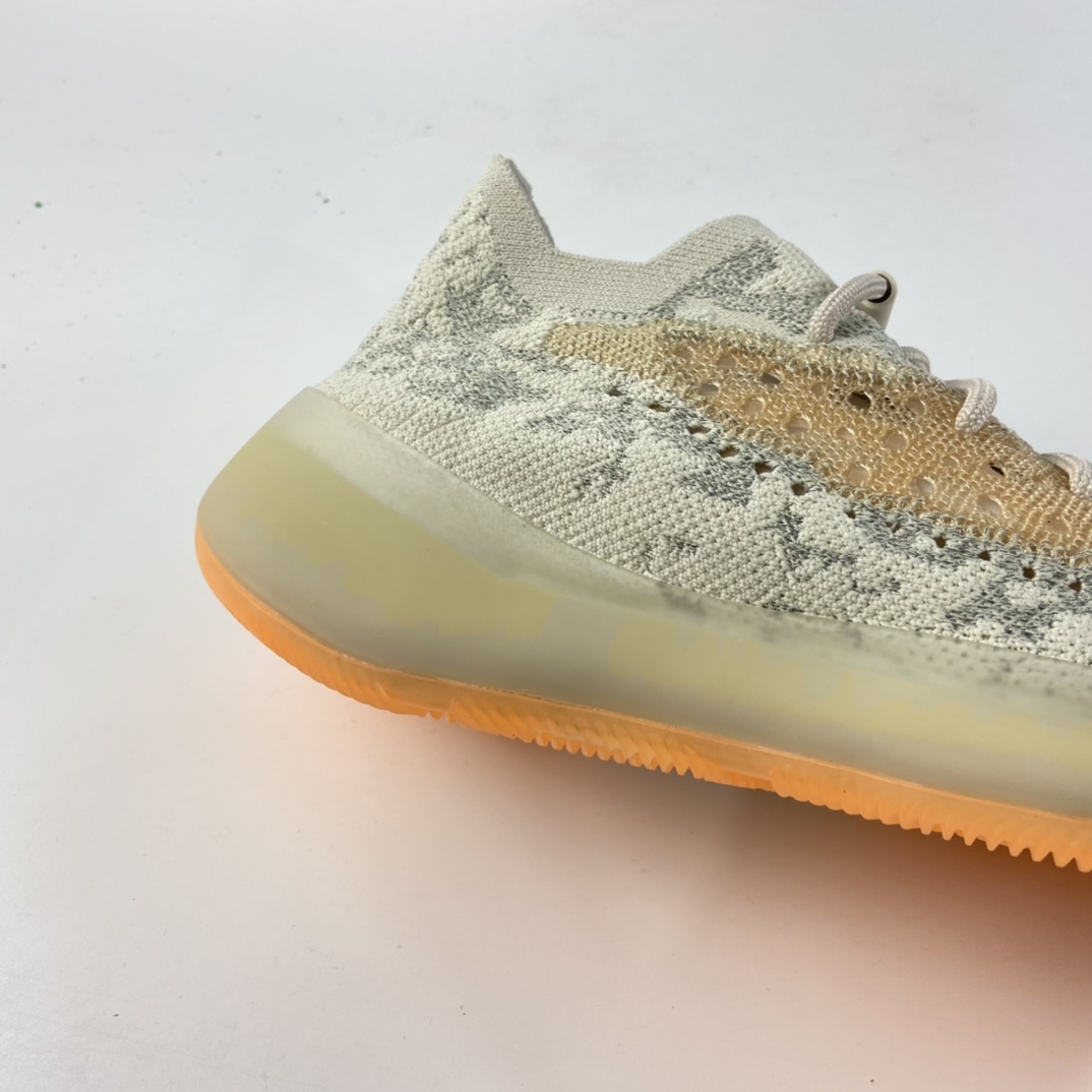 P360 Ad Originals YEEZY BOOST 380 V1”Yecoraite”百搭轻便爆米花中底休闲运动袜子慢跑鞋“麋香黄蜜桃粉”GY2649