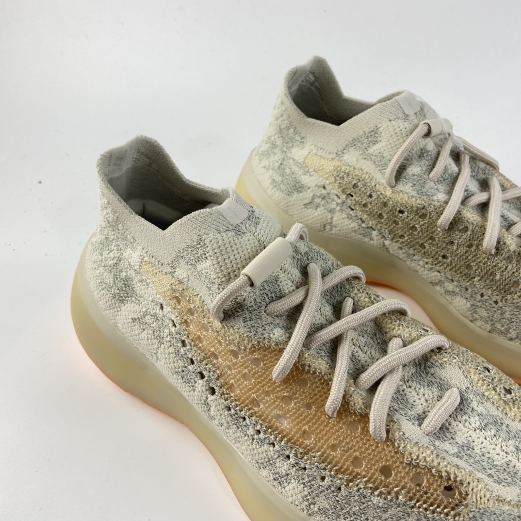 P360 Ad Originals YEEZY BOOST 380 V1”Yecoraite”百搭轻便爆米花中底休闲运动袜子慢跑鞋“麋香黄蜜桃粉”GY2649