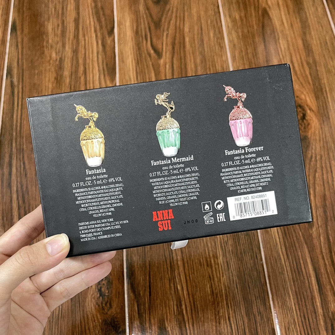 Anna Sui Miniature Perfume Set - Mermaid, Unicorn Gold, Unicorn Pink - 5ml Each 2 i1622015061 8417 1