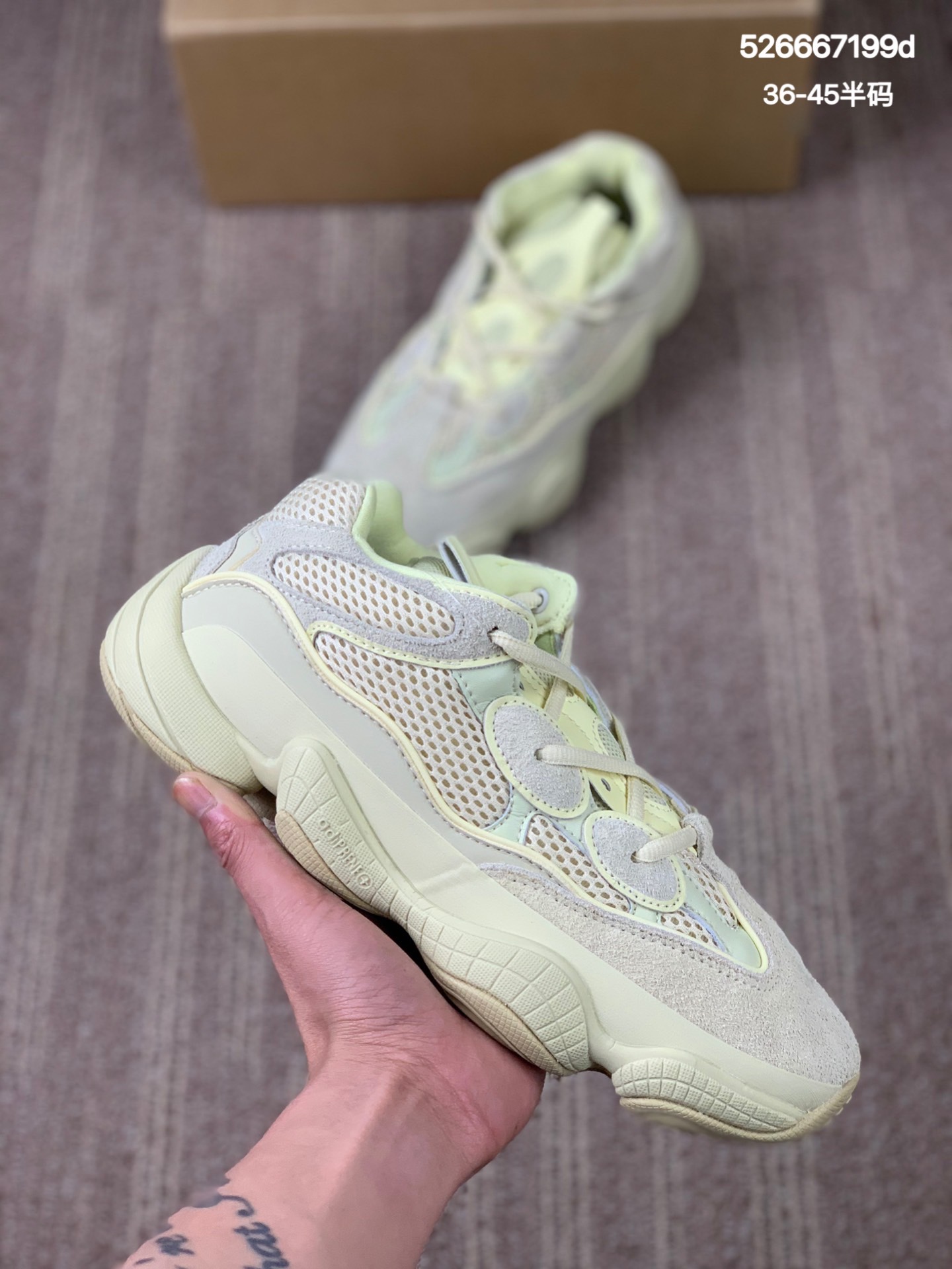 
真标 AD Yeezy 500 椰子500系列 FW2656 紫色 复古老爹鞋 正确原装硬盒 正确长毛翻毛材质 细节做工都很OK 性价比超高 尺码:36 36.5 37 38 38.5 39 40 40.5 41 42 42.5 43 44 45
编码:526667199d