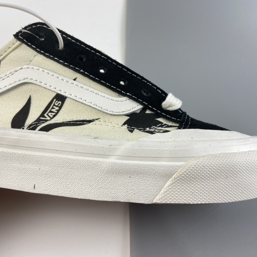 P150 Vans Style 36 Cecon SF 半月包头白印黑枫叶 VN0A3MVLK0A