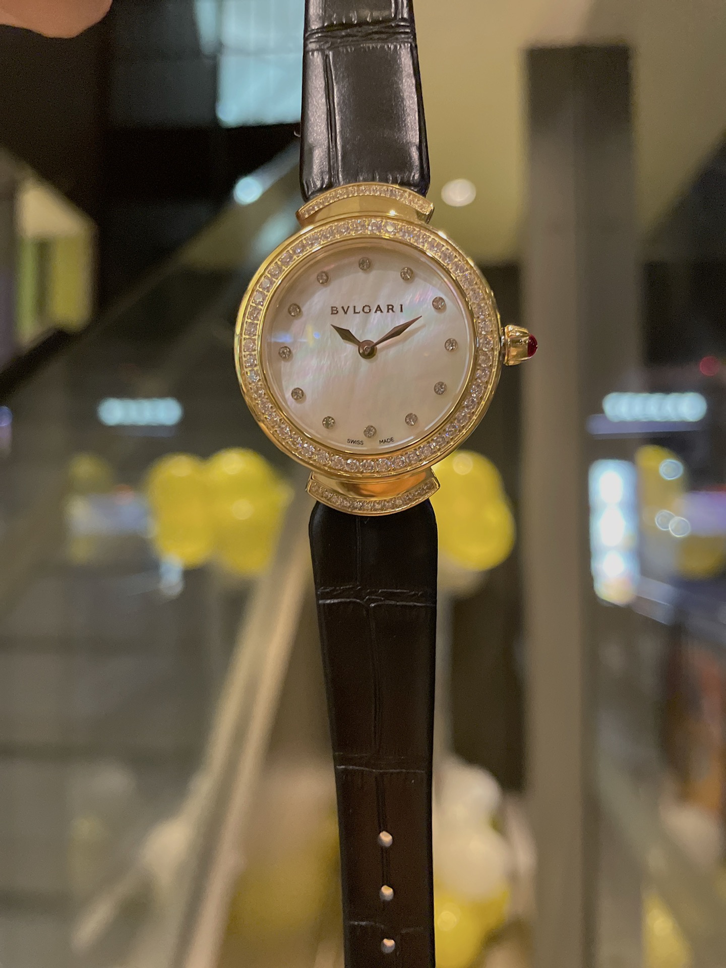 [BVLGARI Watches]9527 White Diamond Belt jinzuanBvLGARI DIVASDREAM series o