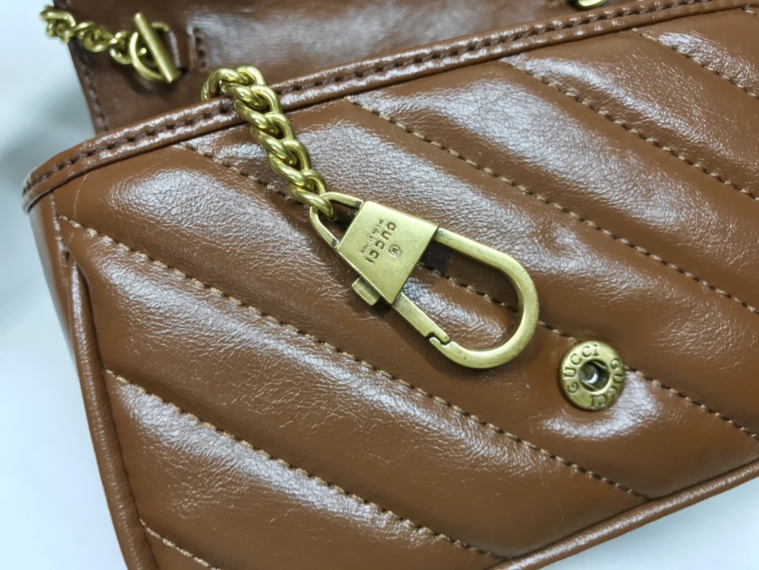 GUCCI Marmont ストライプシリーズ トートバッグ