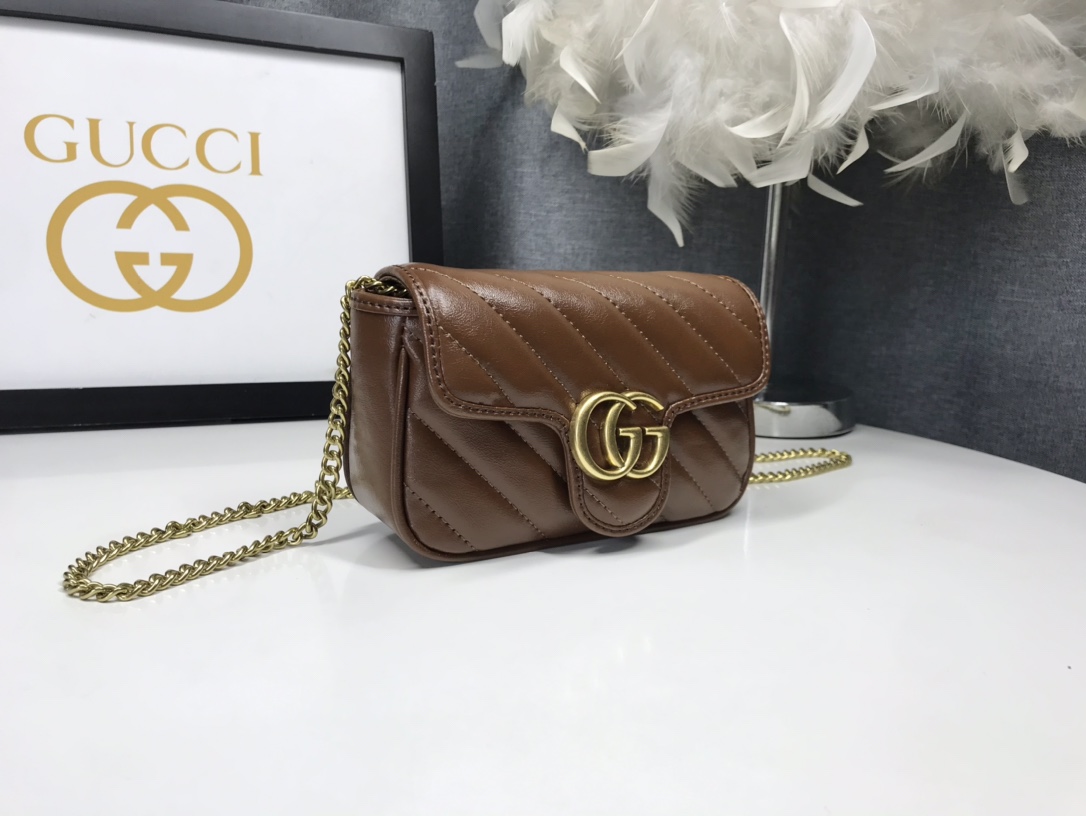 GUCCI Marmont ストライプシリーズ トートバッグ