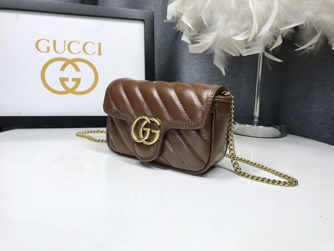 GUCCI Marmont ストライプシリーズ トートバッグ