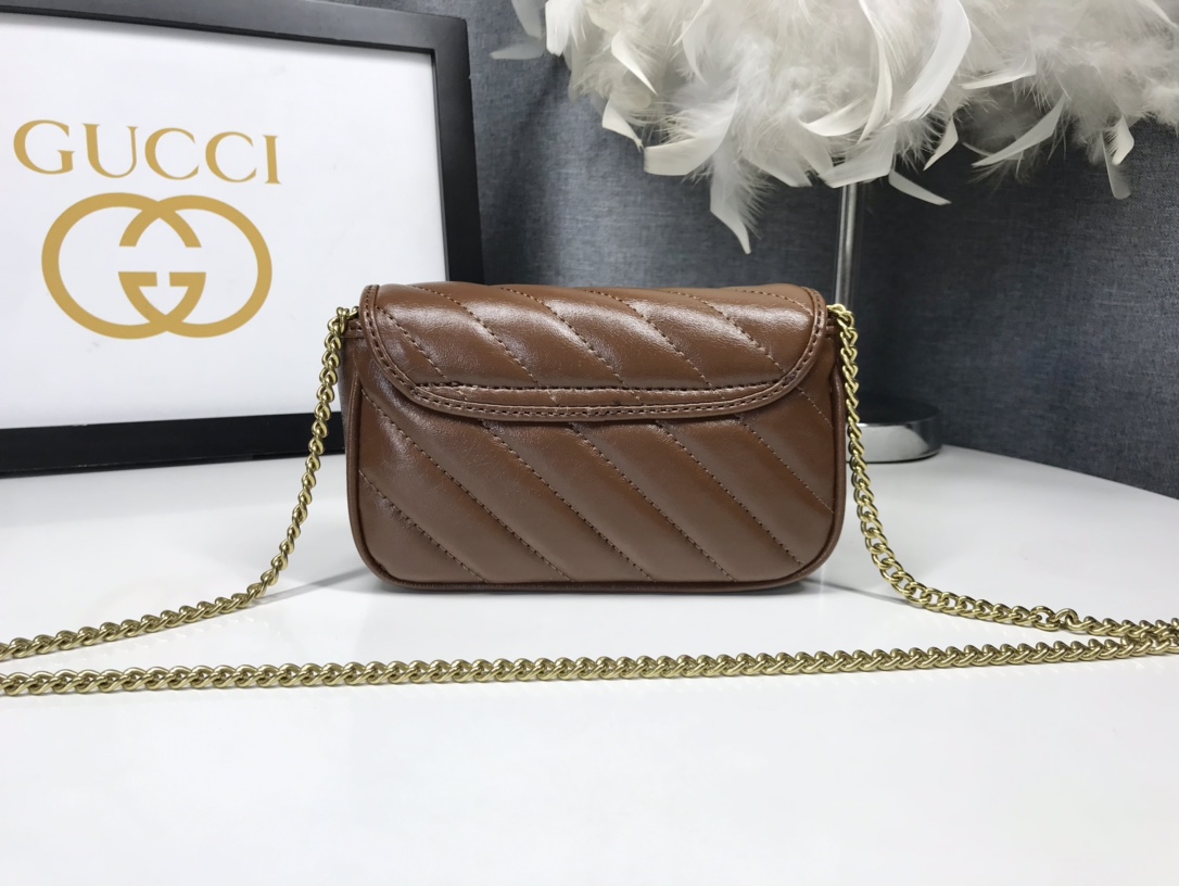 GUCCI Marmont ストライプシリーズ トートバッグ