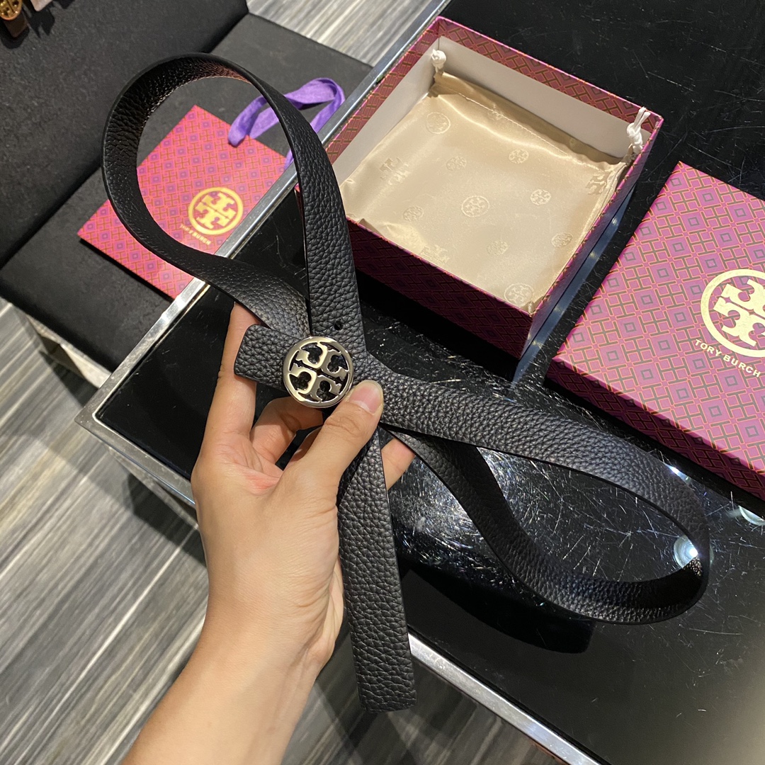 托里伯奇双面可用.荔枝纹小牛皮.2.