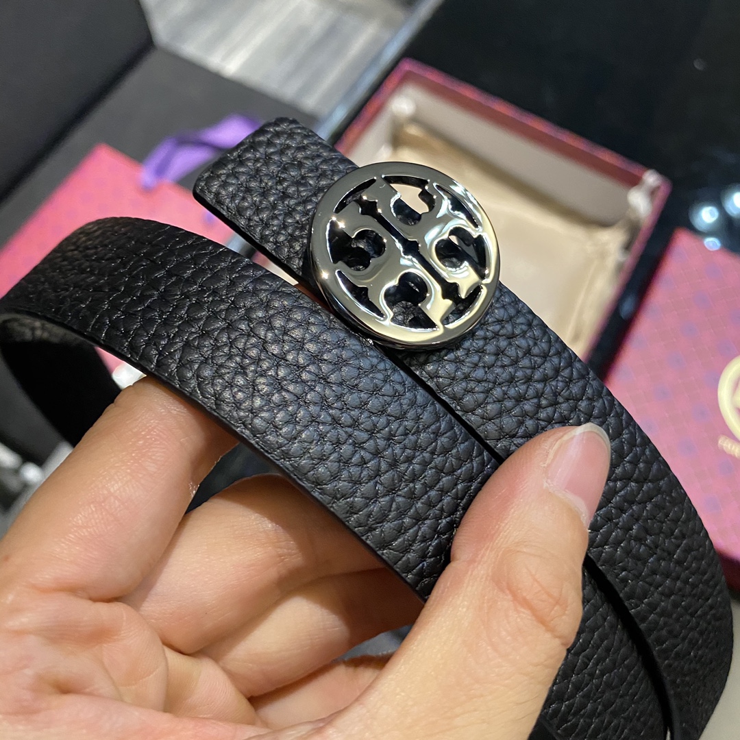 托里伯奇双面可用.荔枝纹小牛皮.2.