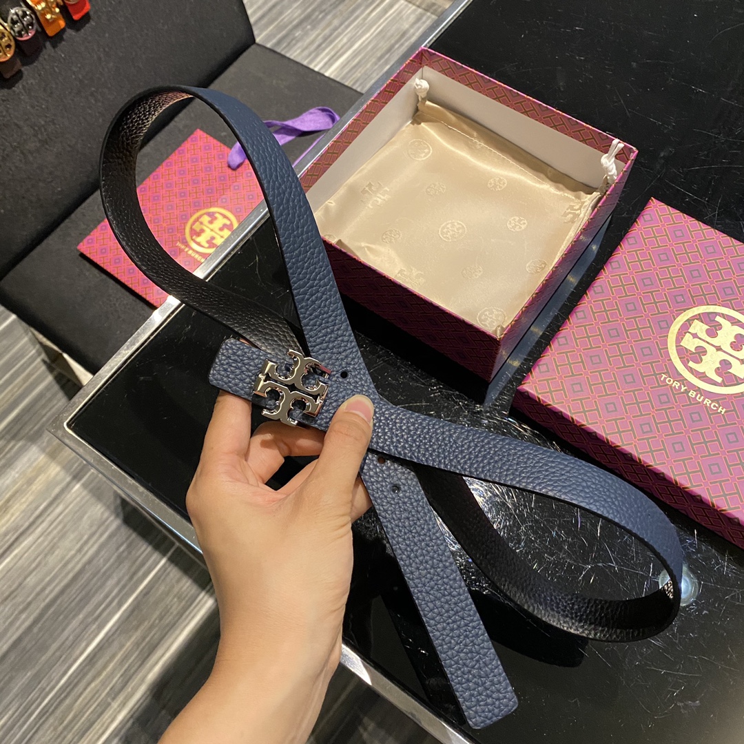 托里伯奇双面可用.荔枝纹小牛皮.2.