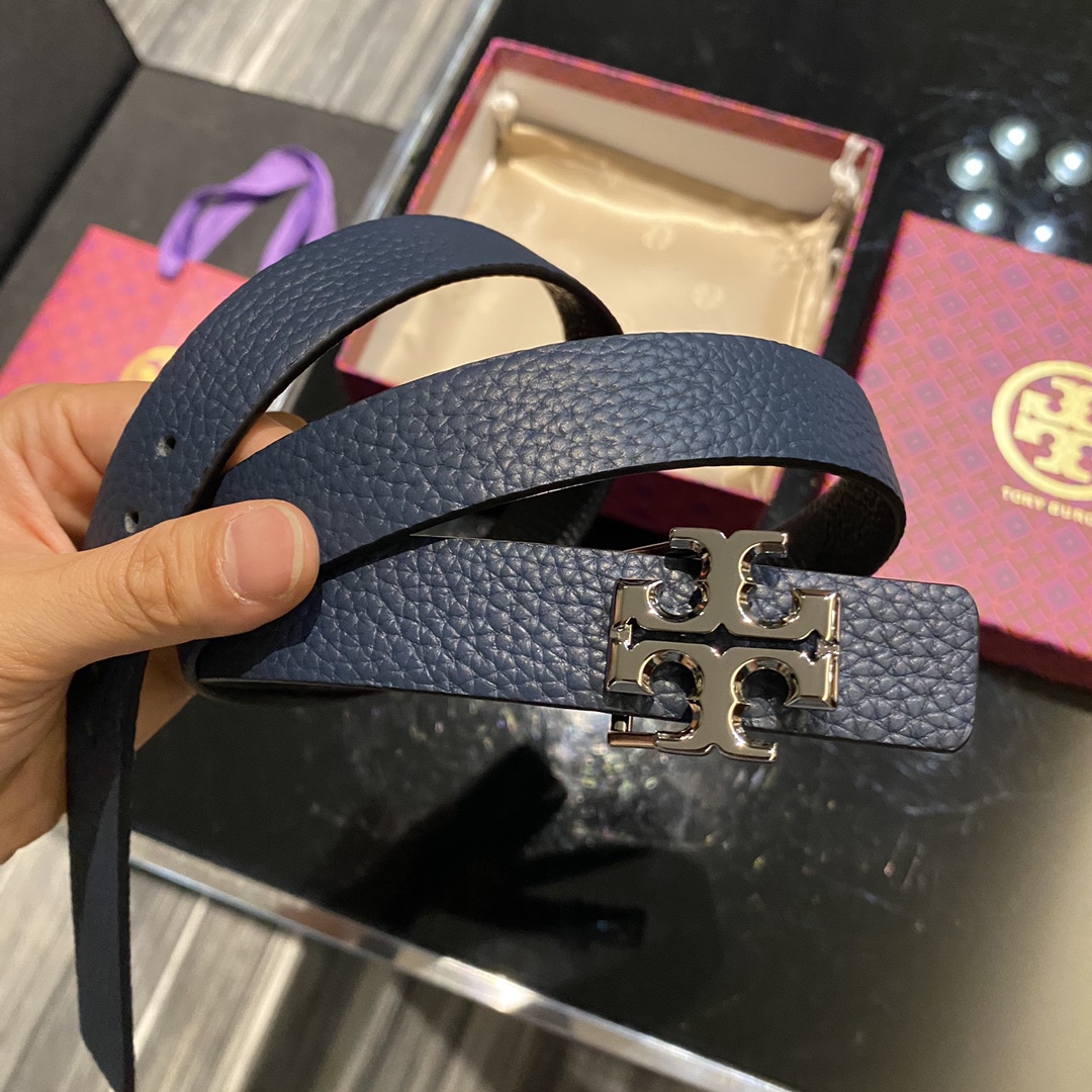 托里伯奇双面可用.荔枝纹小牛皮.2.