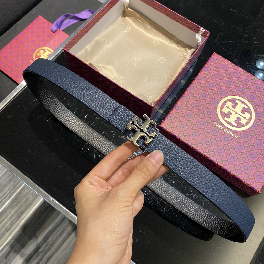 托里伯奇双面可用.荔枝纹小牛皮.2.