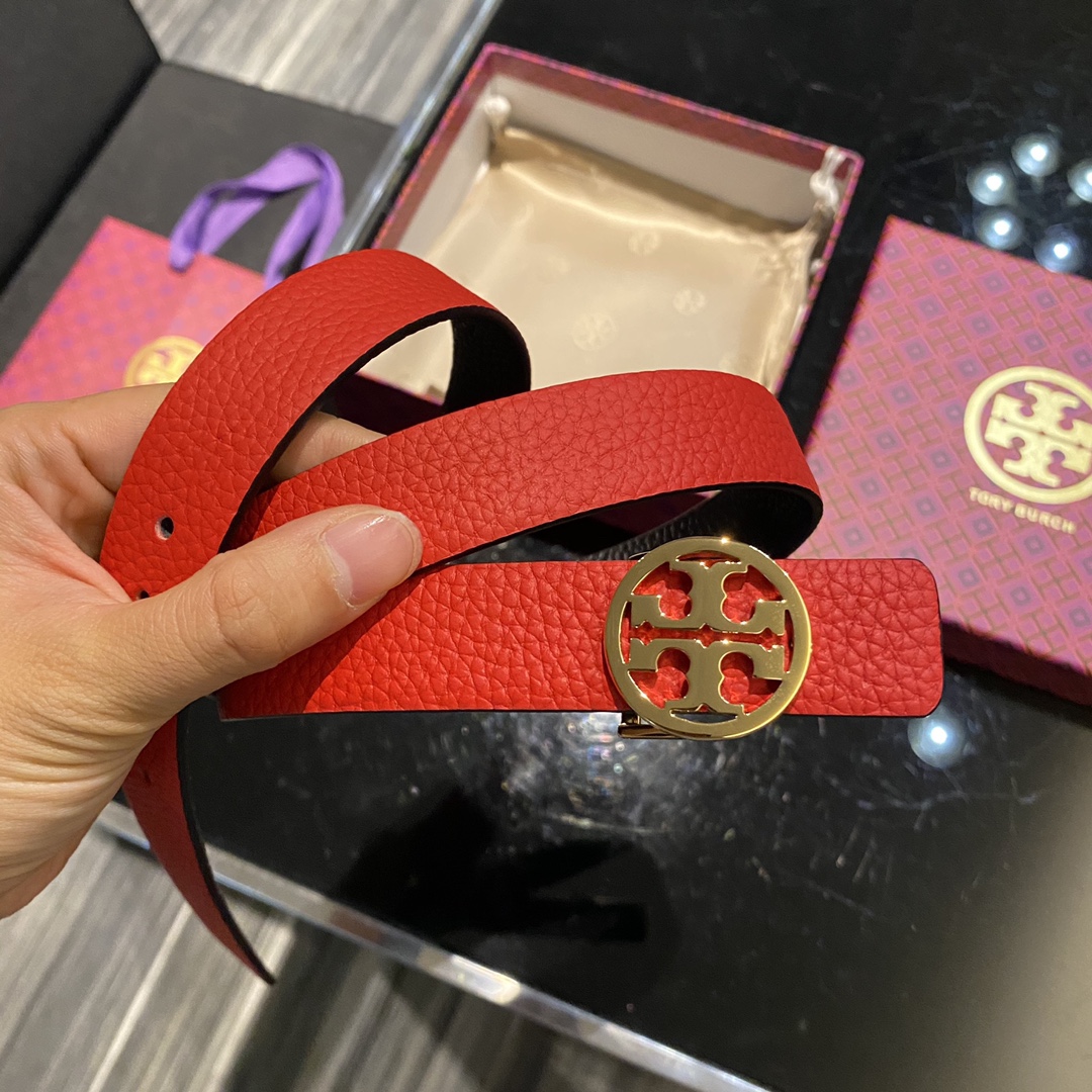 托里伯奇双面可用.荔枝纹小牛皮.2.