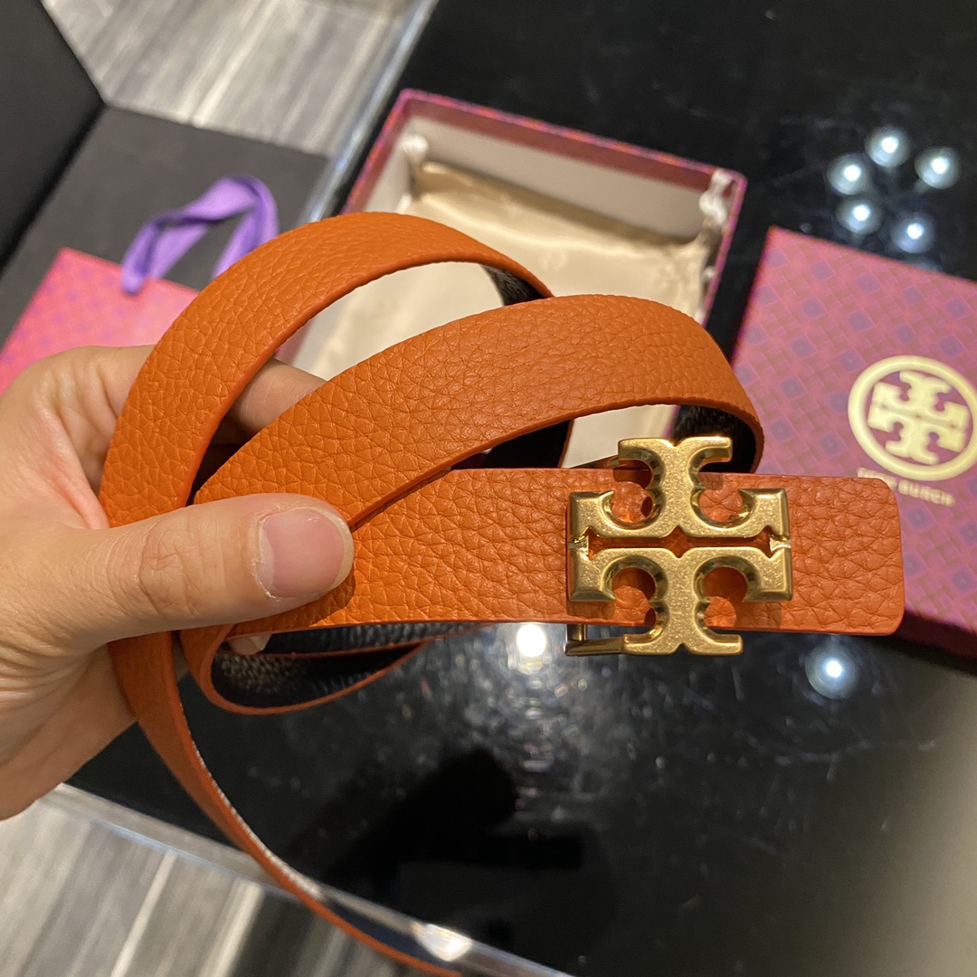 托里伯奇双面可用.荔枝纹小牛皮.2.