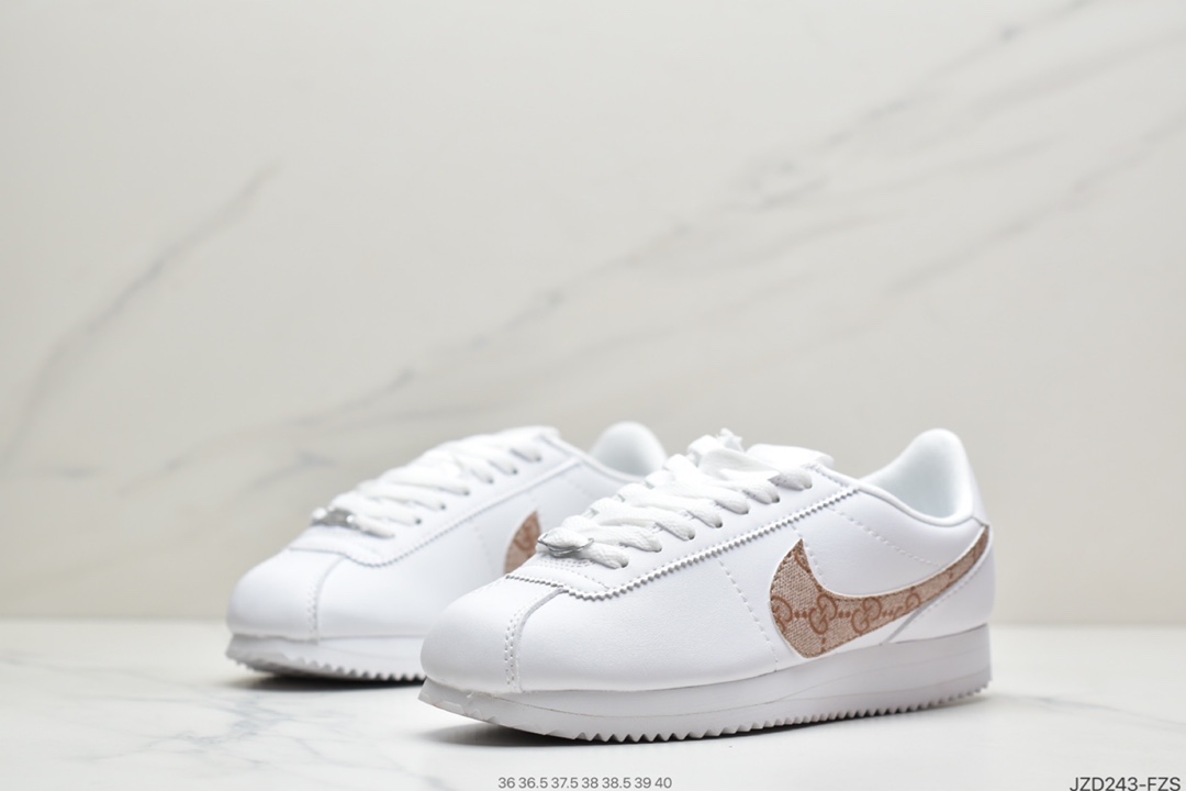 140 耐克Nike Classic Cortez Leather 阿甘复古代初皮革慢跑鞋休闲运动鞋  807471-400