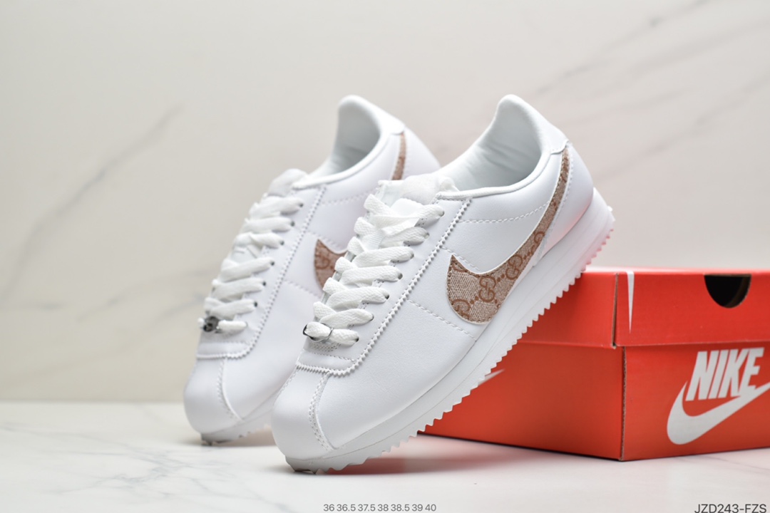 140 耐克Nike Classic Cortez Leather 阿甘复古代初皮革慢跑鞋休闲运动鞋  807471-400