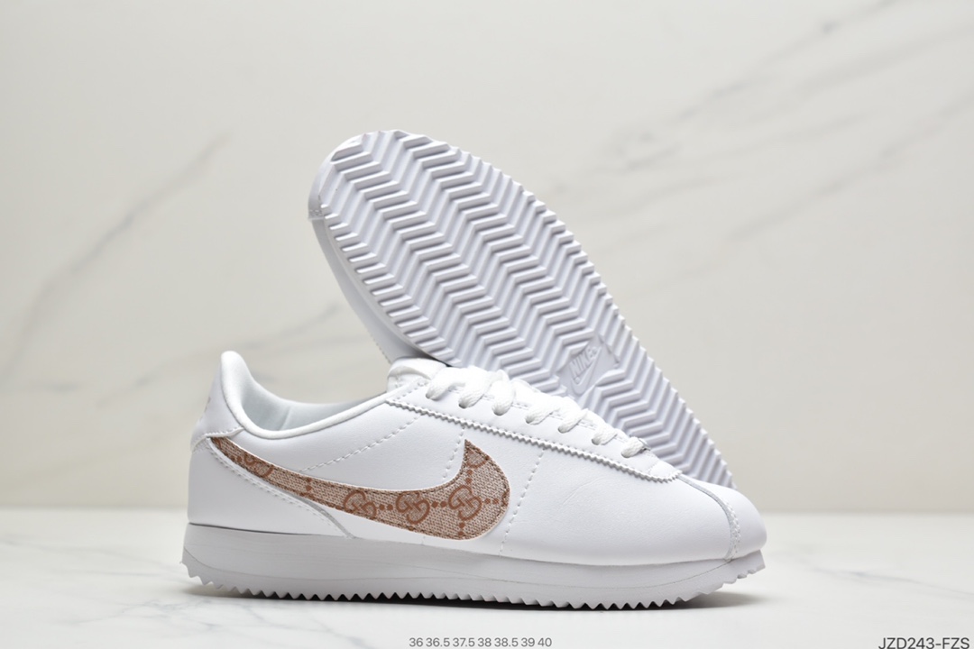 140 耐克Nike Classic Cortez Leather 阿甘复古代初皮革慢跑鞋休闲运动鞋  807471-400