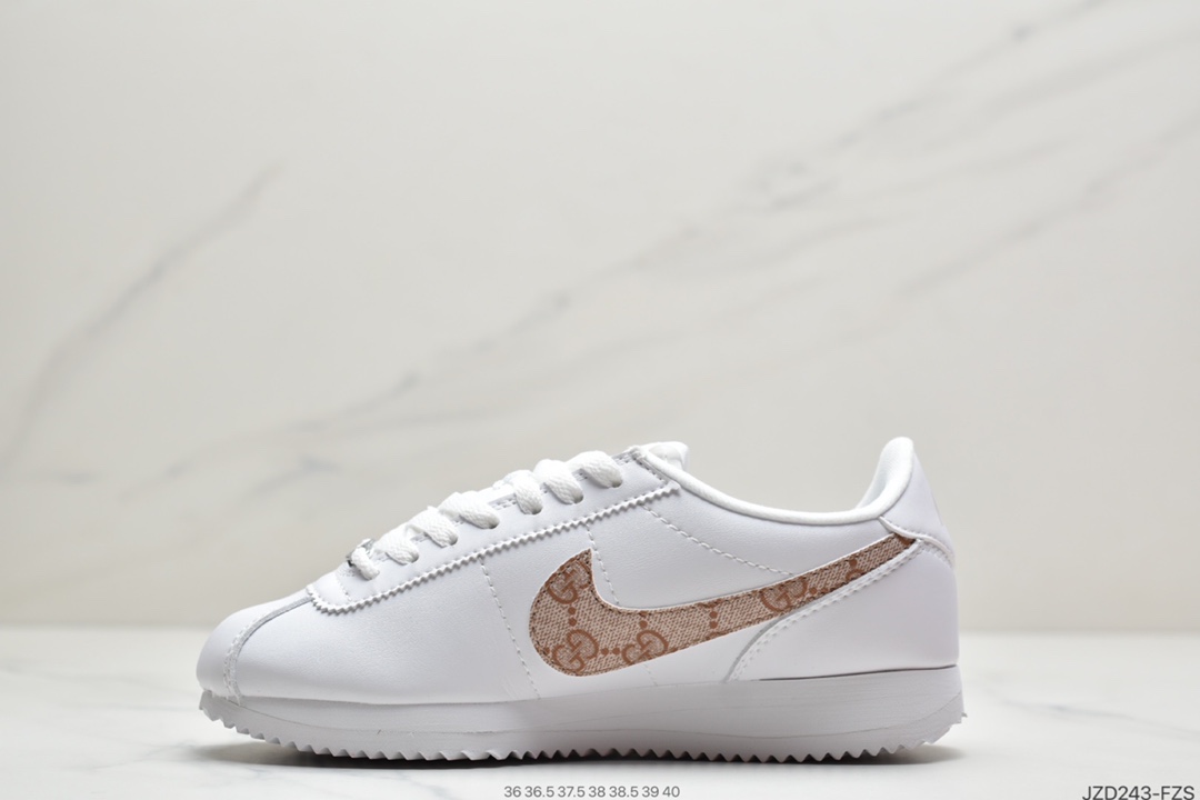 140 耐克Nike Classic Cortez Leather 阿甘复古代初皮革慢跑鞋休闲运动鞋  807471-400