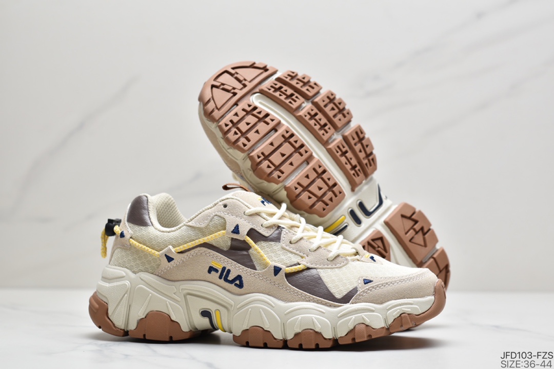 170 斐乐Fila Heritage Fluid 山系管血系列复古猫爪老爹ins潮流闲休运动慢跑鞋