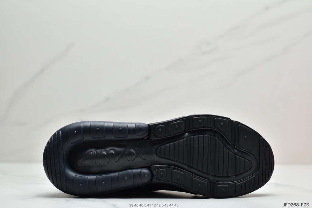 170 耐克 Nike Max 270 Flyknit 原标原盒飞线针织网面透气半掌气垫跑鞋DC0957-001