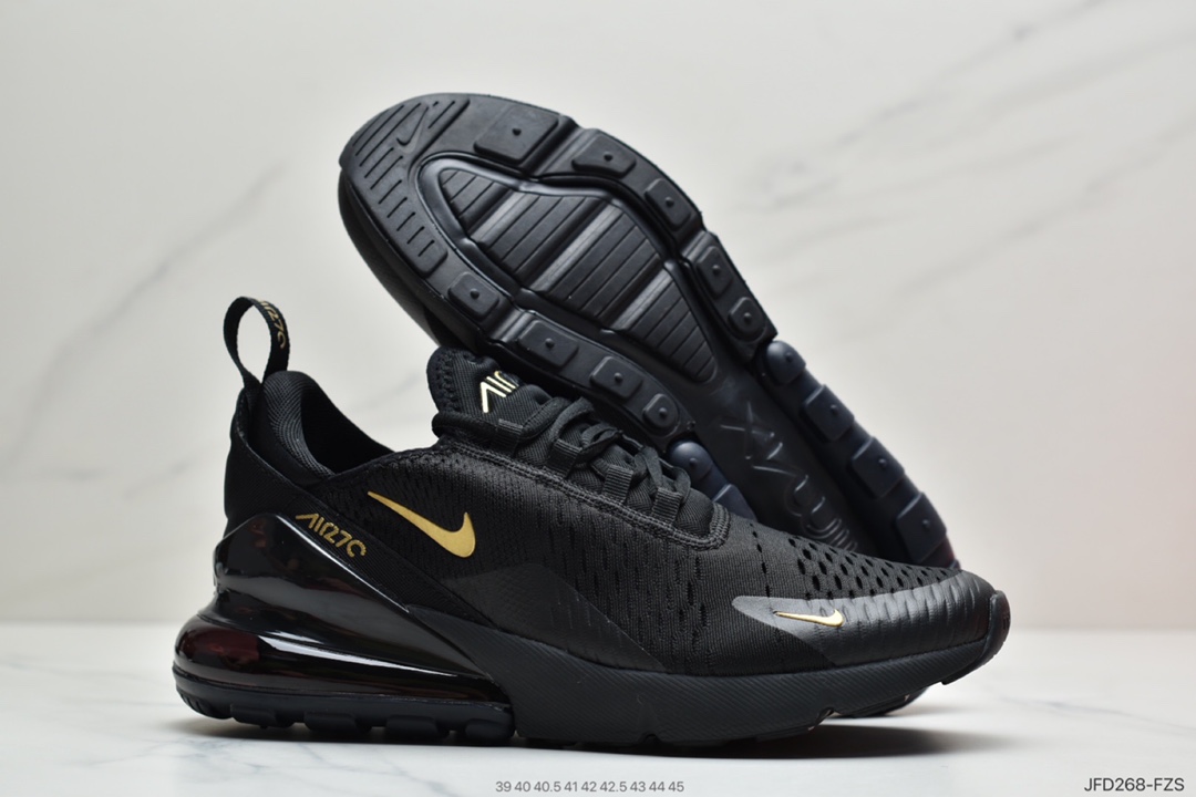 170 耐克 Nike Max 270 Flyknit 原标原盒飞线针织网面透气半掌气垫跑鞋DC0957-001