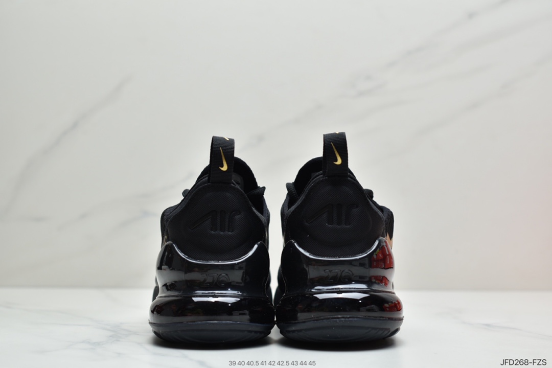 170 耐克 Nike Max 270 Flyknit 原标原盒飞线针织网面透气半掌气垫跑鞋DC0957-001