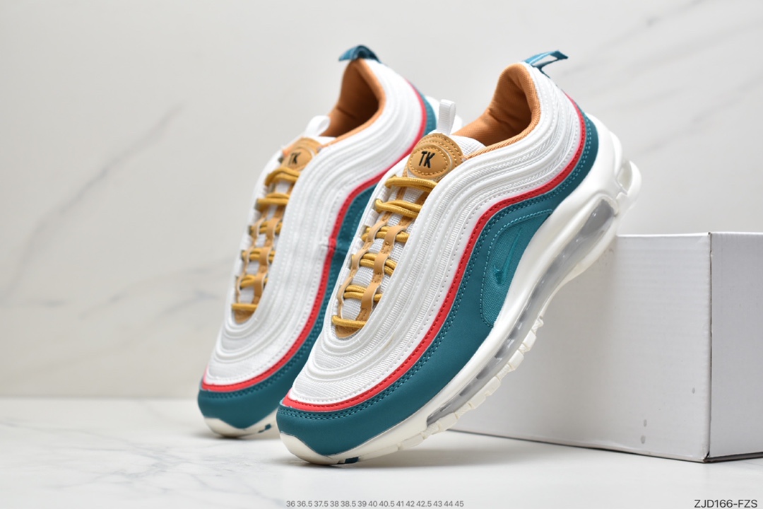 240 耐克NIKE Air Max 97白绿红 子弹拆解原鞋 DC3494-995