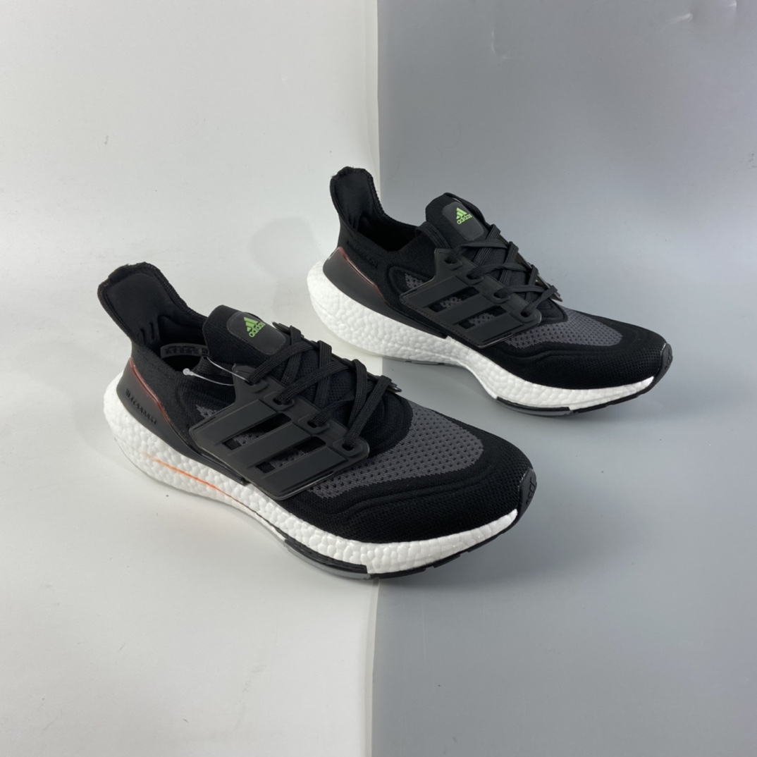 P200 AD UltraBoost 21 加厚爆米花袜套式针织鞋面休闲运动慢跑鞋 FZ2056
