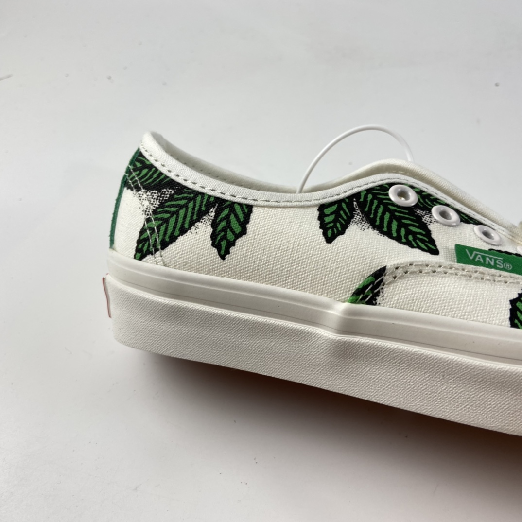 P150 Vans Vault OG Authentic LX高端支线21SS 白绿麻叶帆布复古板鞋 VN0A4BV94JM