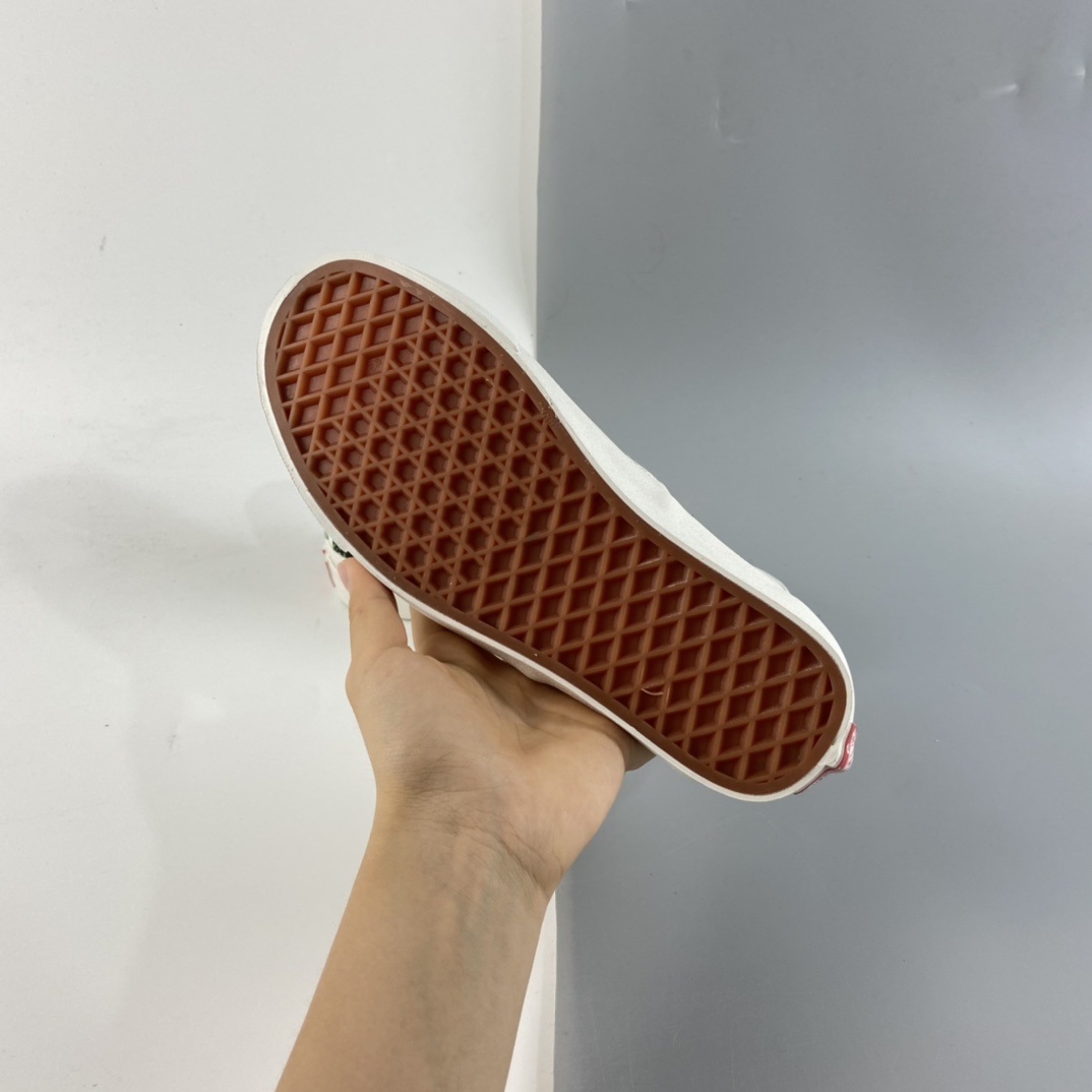 P150 Vans Vault OG Authentic LX高端支线21SS 白绿麻叶帆布复古板鞋 VN0A4BV94JM