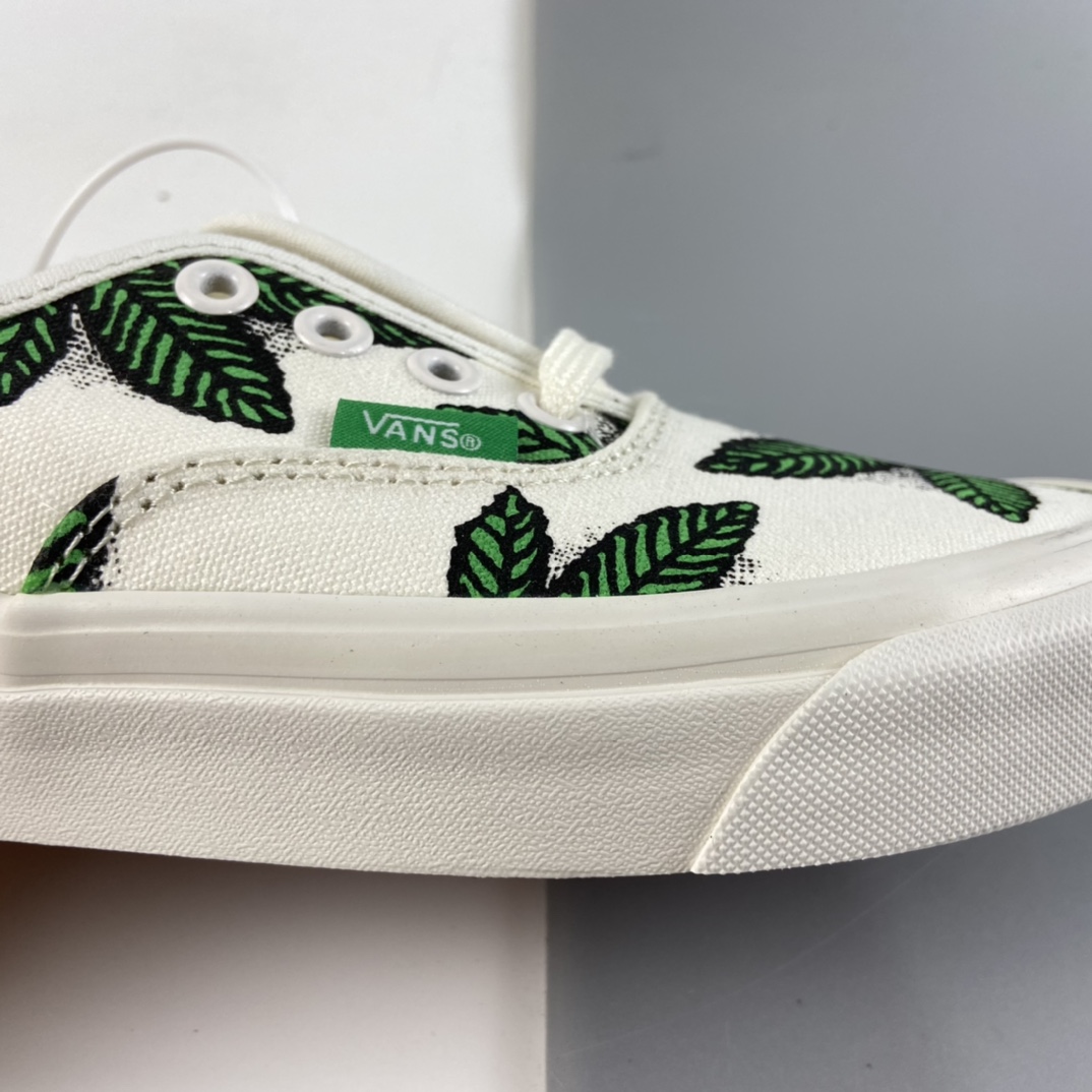 P150 Vans Vault OG Authentic LX高端支线21SS 白绿麻叶帆布复古板鞋 VN0A4BV94JM