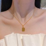 Celine Jewelry Necklaces & Pendants Yellow Brass
