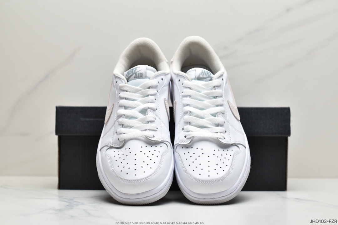 190  Air Jordan 1 Low OG “Neutral Grey”白灰鞋款鞋身为白色CZ0775-100